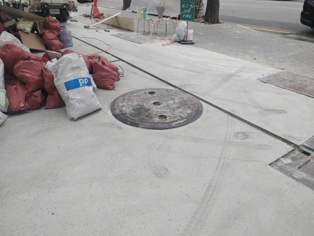 여주과 콘크리트샌딩 산업 바닥 마감 처리